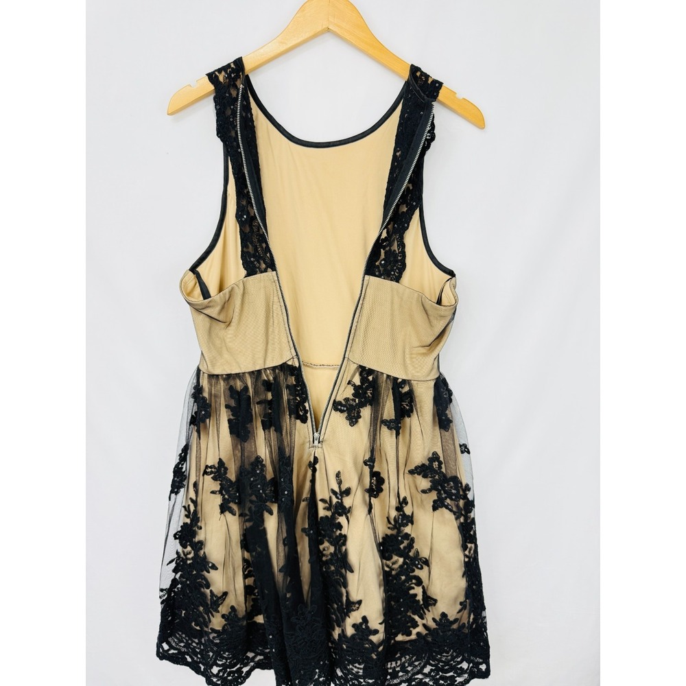 Windsor Womens Lace Overlay Fairy Grunge Babydoll Dress Size‎ 9 Cocktail Party - Picture 7 of 13